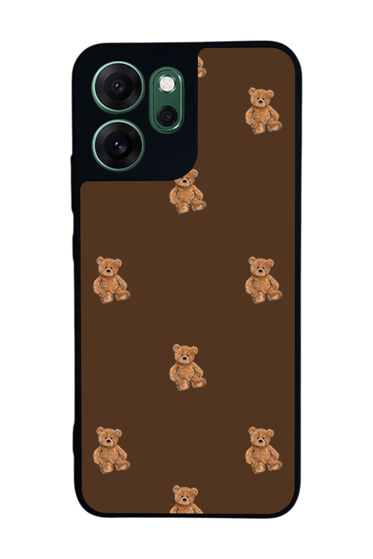 Oppo Reno 14F Uyumlu Ayı Tasarımlı Glossy Premium Kılıf