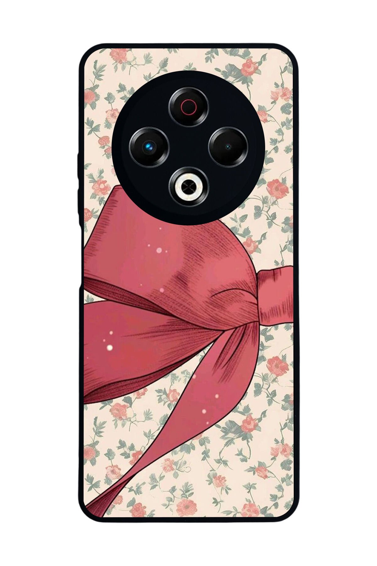 Tecno Spark 30 Uyumlu Kurdele Tasarımlı Glossy Premium Kılıf