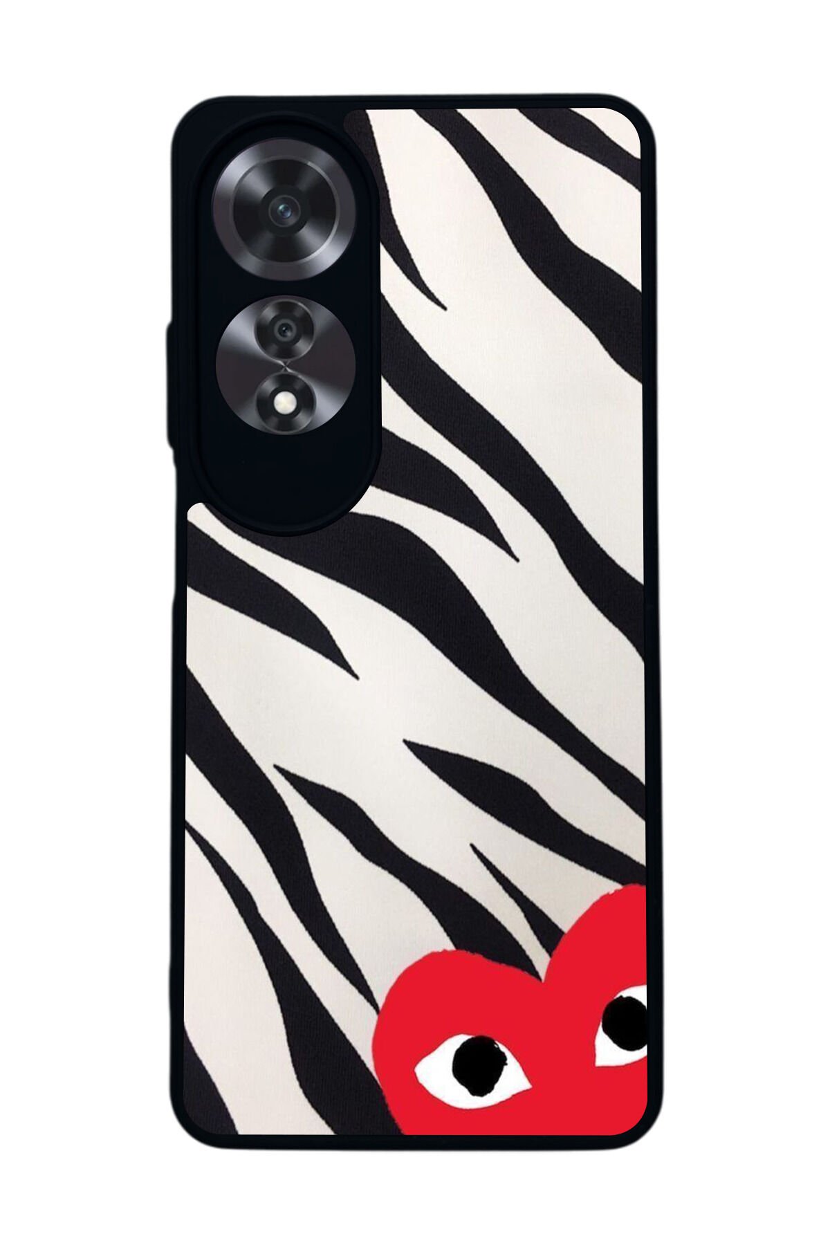 Oppo A60 Mat Siyah uyumlu Kılıf – Yumuşak Silikon, Koruyucu, Şok Emici Kapak