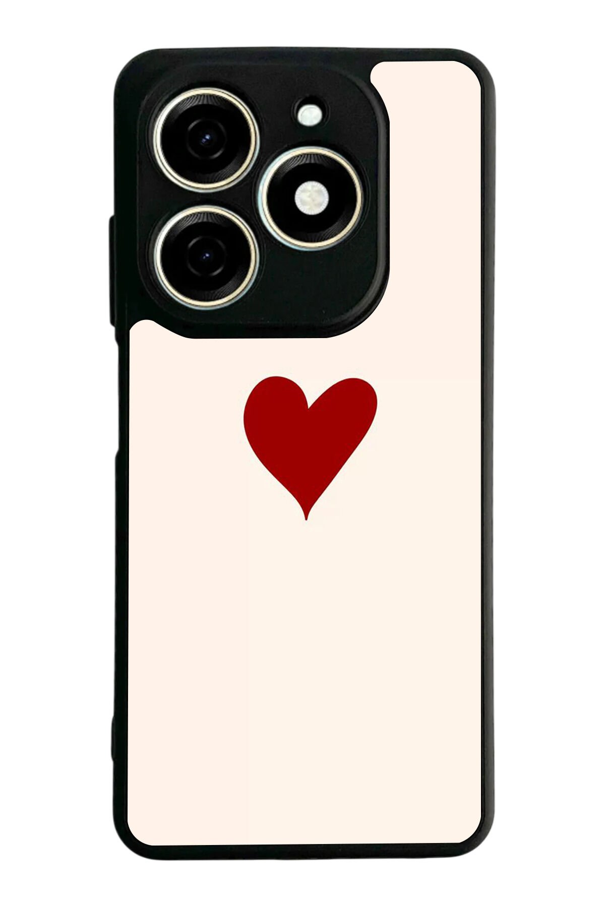 Infınıx Smart 8 Pro Uyumlu Kalp Love Tasarımlı Glossy Premium Kılıf