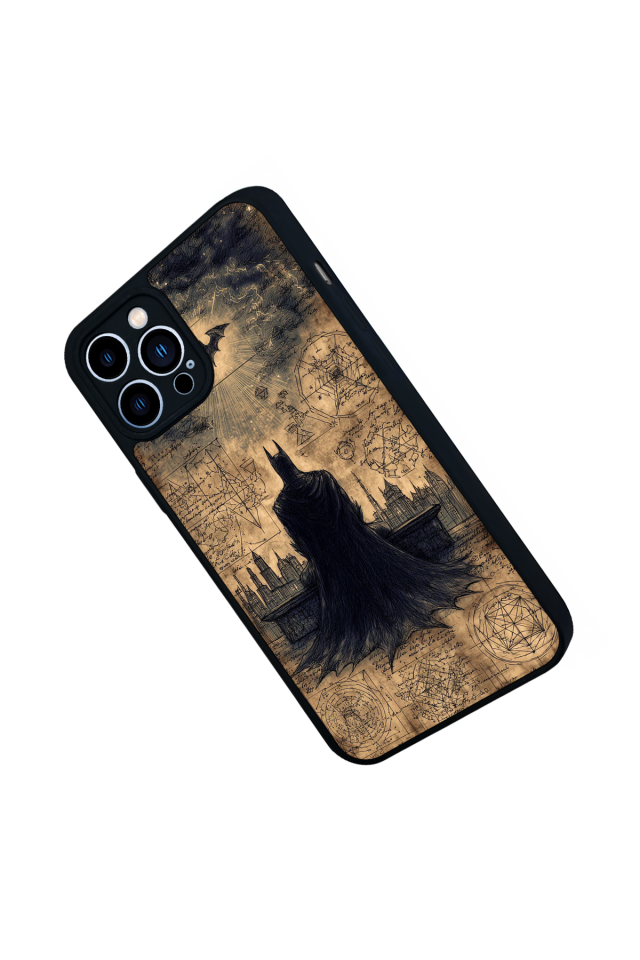 iPhone 12 Pro Max Uyumlu Batman Tasarımlı Glossy Premium Kılıf