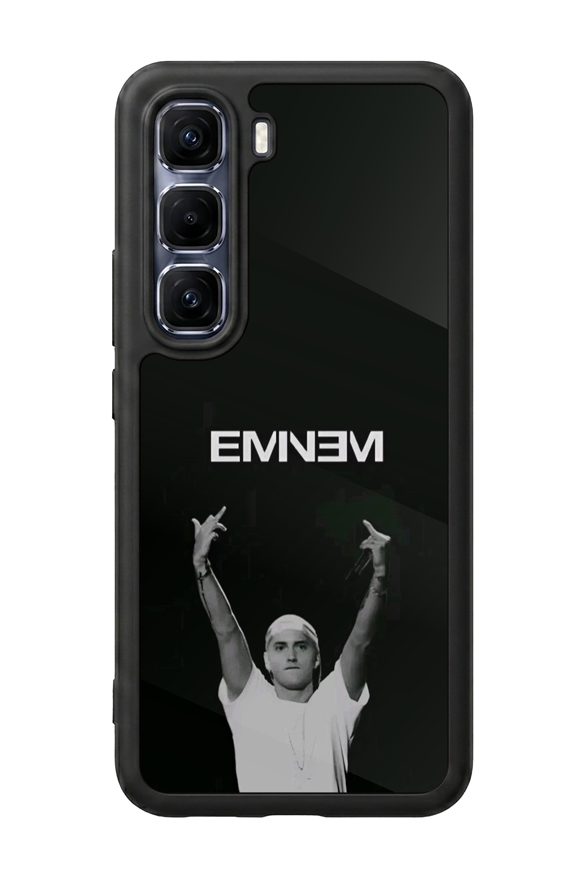 Infinix Hot 60 Pro Plus Uyumlu Eminem Tasarımlı Glossy Premium Kılıf