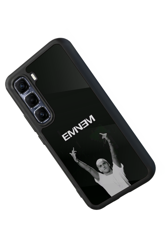 Infinix Hot 60 Pro Plus Uyumlu Eminem Tasarımlı Glossy Premium Kılıf
