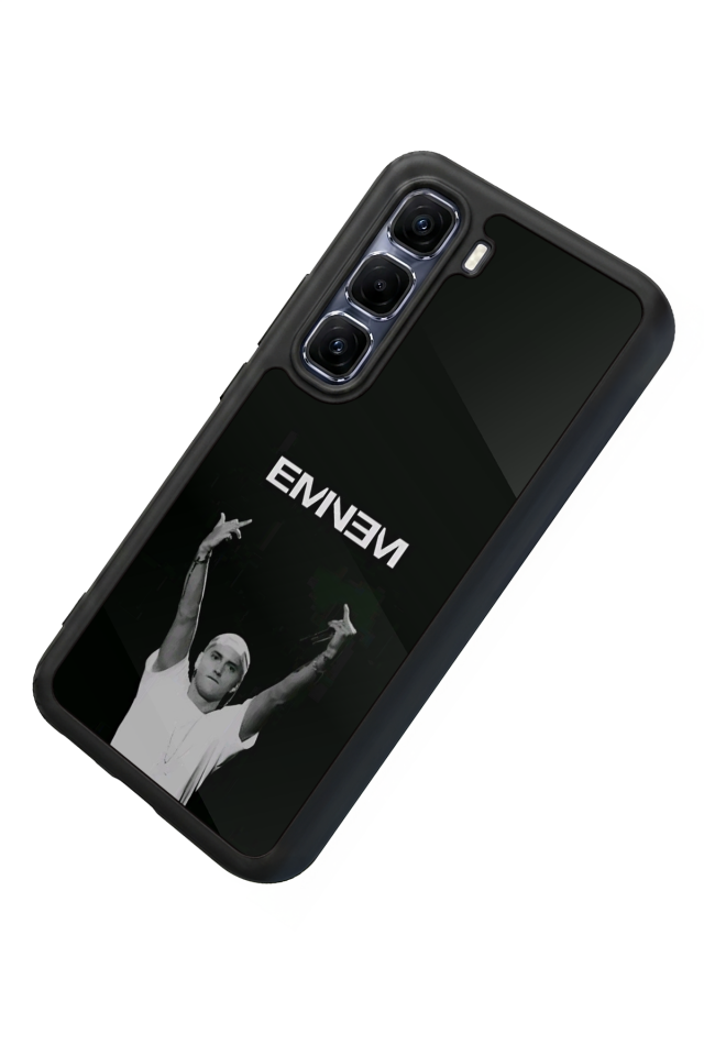 Infinix Hot 60 Pro Plus Uyumlu Eminem Tasarımlı Glossy Premium Kılıf
