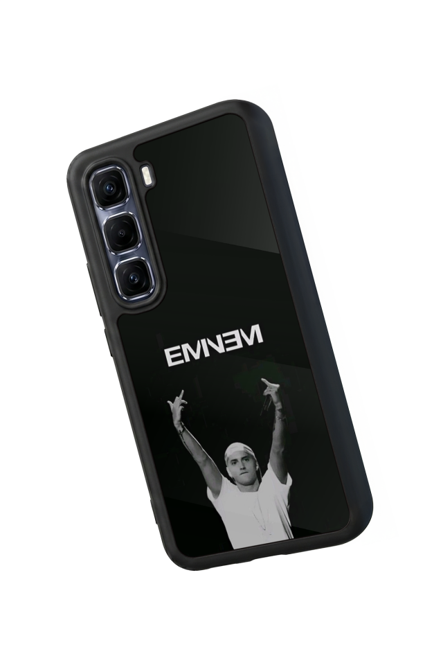 Infinix Hot 60 Pro Plus Uyumlu Eminem Tasarımlı Glossy Premium Kılıf