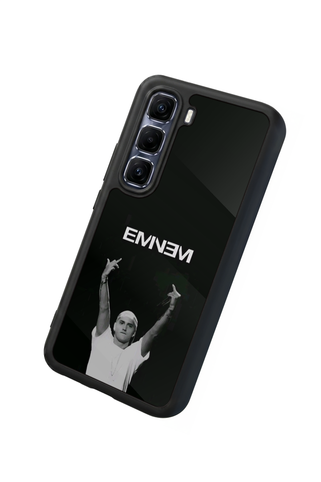 Infinix Hot 60 Pro Plus Uyumlu Eminem Tasarımlı Glossy Premium Kılıf