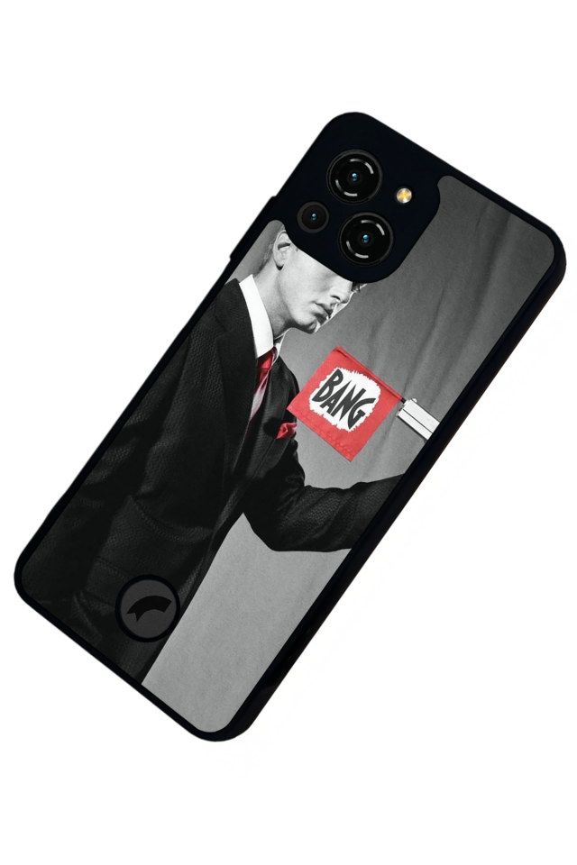 Reeder S23 Pro Max Uyumlu Eminem Tasarımlı Glossy Premium Kılıf