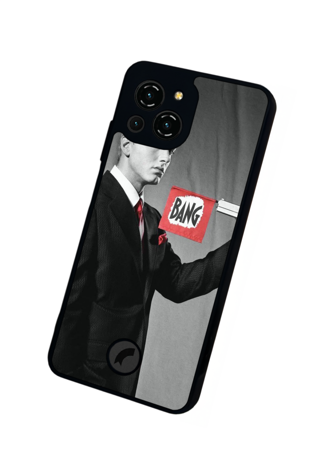 Reeder S23 Pro Max Uyumlu Eminem Tasarımlı Glossy Premium Kılıf