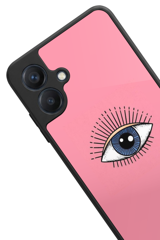 Samsung Galaxy A07 Uyumlu Göz Tasarımlı Glossy Premium Kılıf