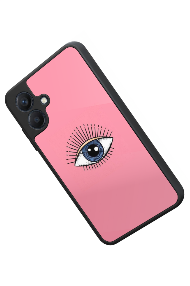 Samsung Galaxy A07 Uyumlu Göz Tasarımlı Glossy Premium Kılıf