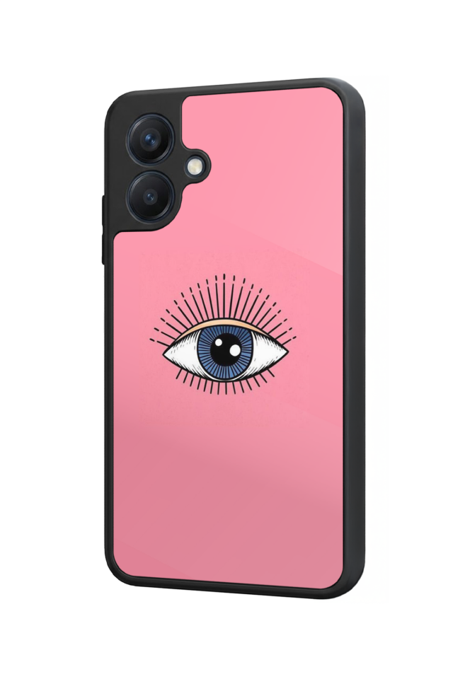 Samsung Galaxy A07 Uyumlu Göz Tasarımlı Glossy Premium Kılıf