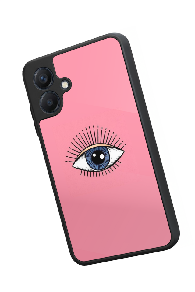 Samsung Galaxy A07 Uyumlu Göz Tasarımlı Glossy Premium Kılıf