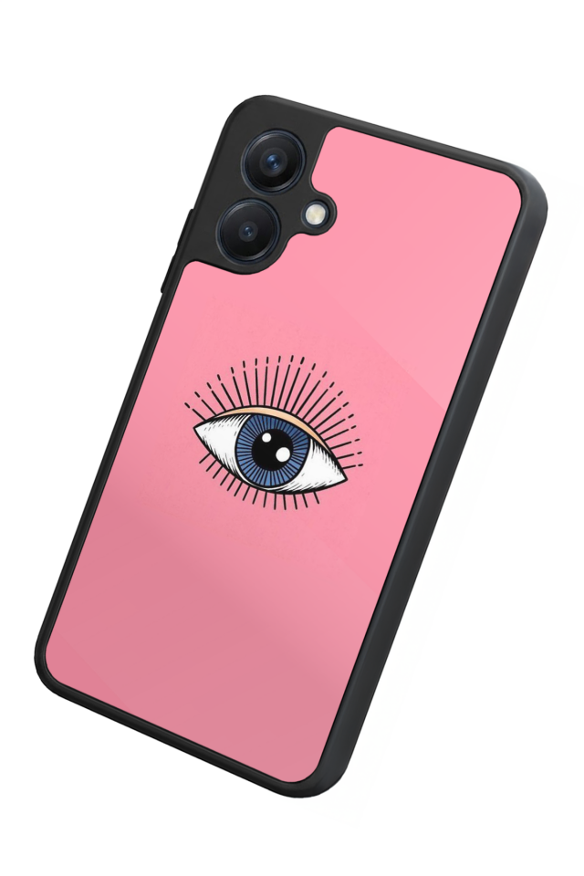 Samsung Galaxy A07 Uyumlu Göz Tasarımlı Glossy Premium Kılıf