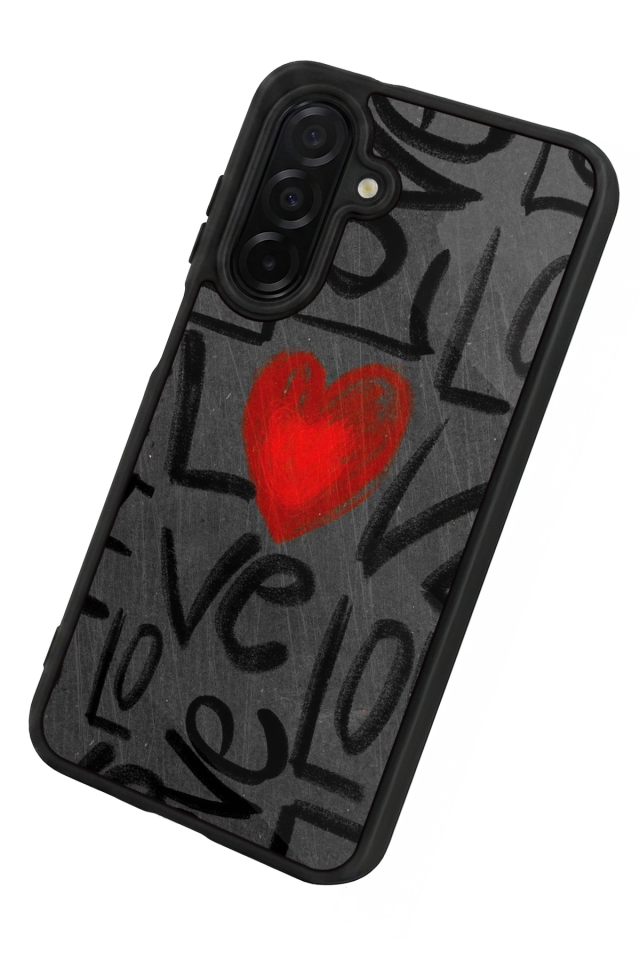 Samsung Galaxy A56 Uyumlu Love Tasarımlı Glossy Premium Kılıf