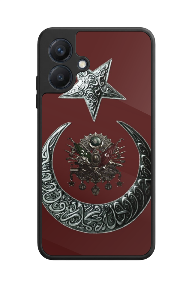 Samsung Galaxy A07 Uyumlu Osmanli Tugrasi Tasarımlı Glossy Premium Kılıf