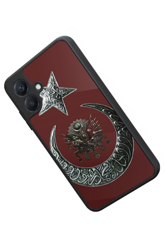 Samsung Galaxy A07 Uyumlu Osmanli Tugrasi Tasarımlı Glossy Premium Kılıf