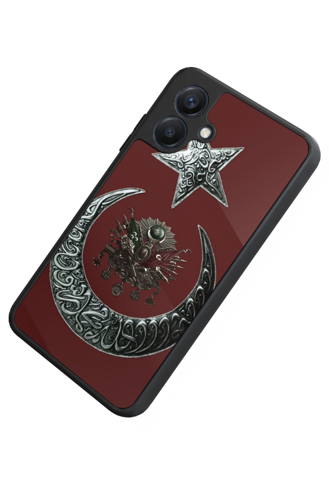 Samsung Galaxy A07 Uyumlu Osmanli Tugrasi Tasarımlı Glossy Premium Kılıf