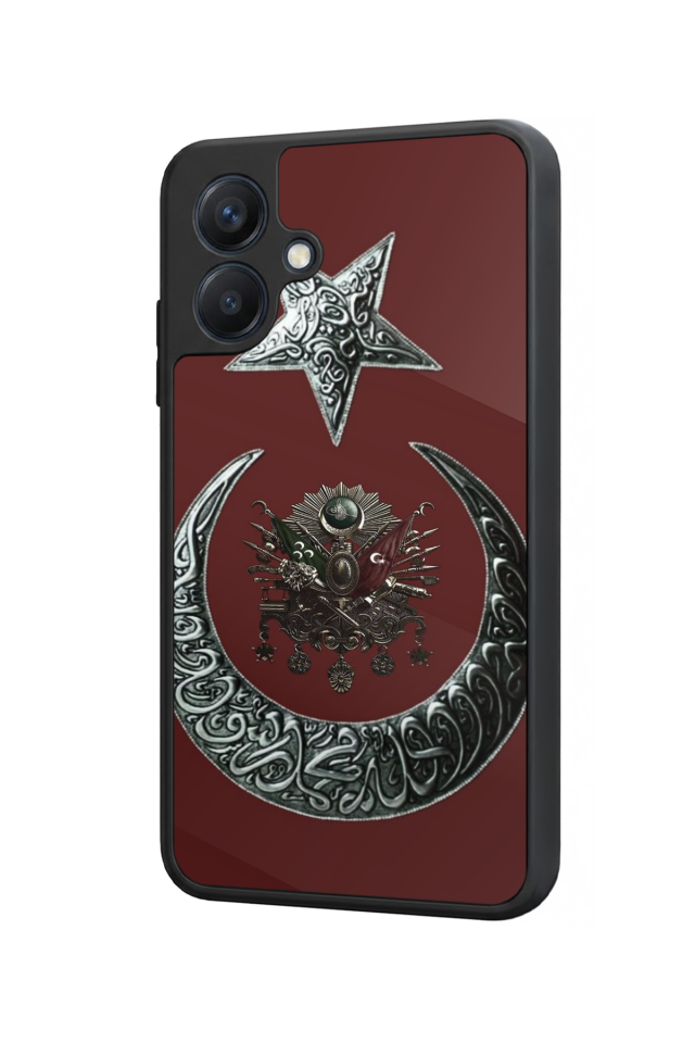 Samsung Galaxy A07 Uyumlu Osmanli Tugrasi Tasarımlı Glossy Premium Kılıf