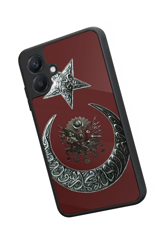 Samsung Galaxy A07 Uyumlu Osmanli Tugrasi Tasarımlı Glossy Premium Kılıf