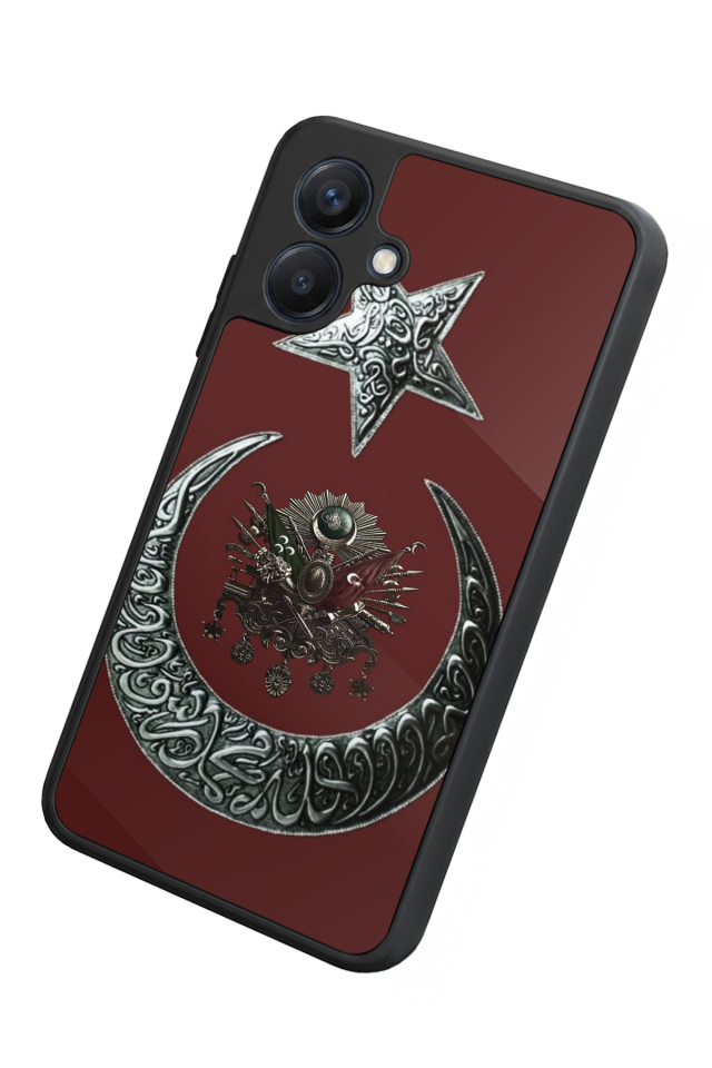 Samsung Galaxy A07 Uyumlu Osmanli Tugrasi Tasarımlı Glossy Premium Kılıf