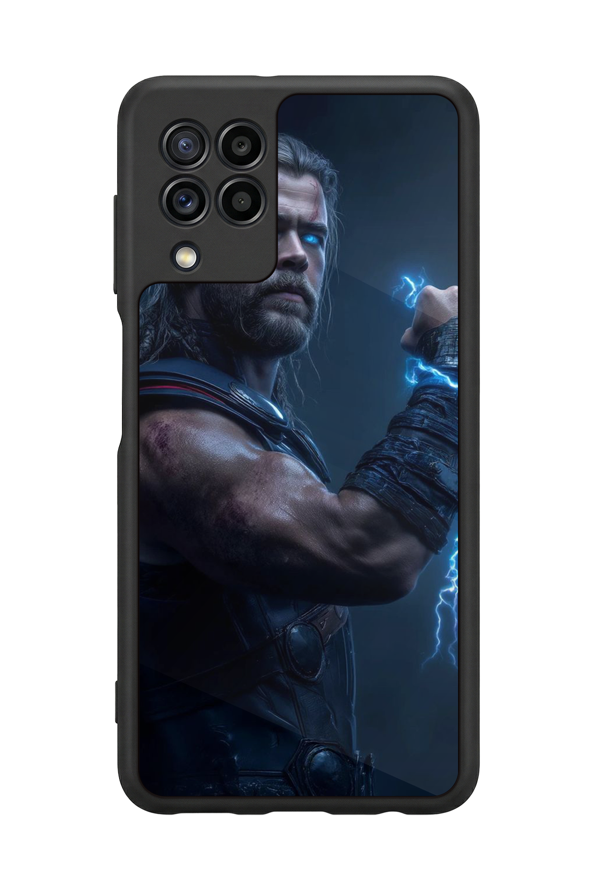 Samsung Galaxy M32 Uyumlu Thor Tasarımlı Glossy Premium Kılıf