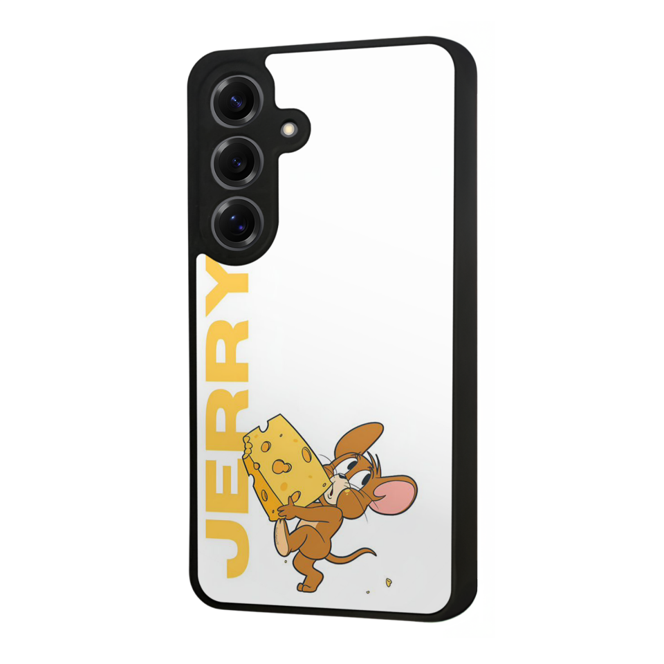Samsung Galaxy S25 Uyumlu Tom And Jerry Tasarımlı Glossy Premium Kılıf