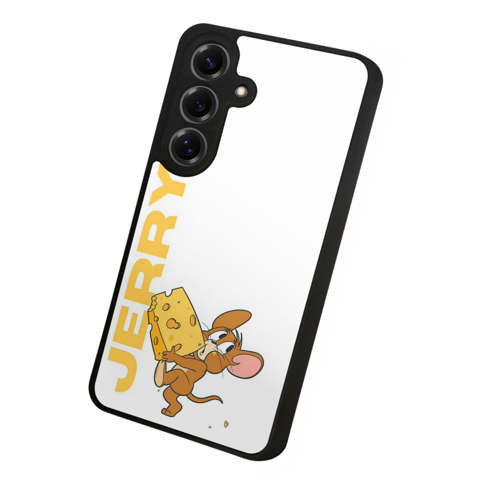 Samsung Galaxy S25 Uyumlu Tom And Jerry Tasarımlı Glossy Premium Kılıf