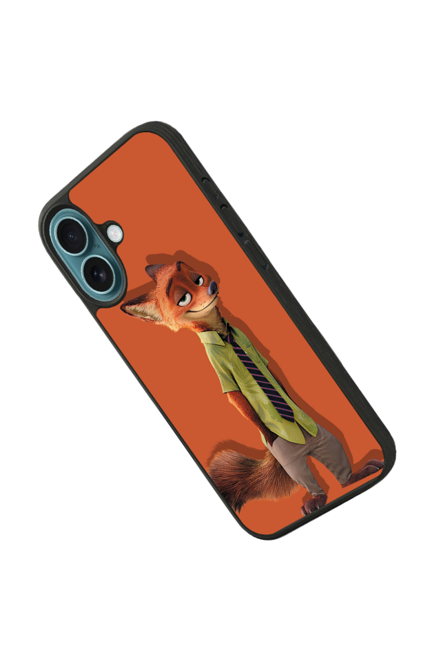 iPhone 16 Uyumlu Zootropolis Tasarımlı Glossy Premium Kılıf