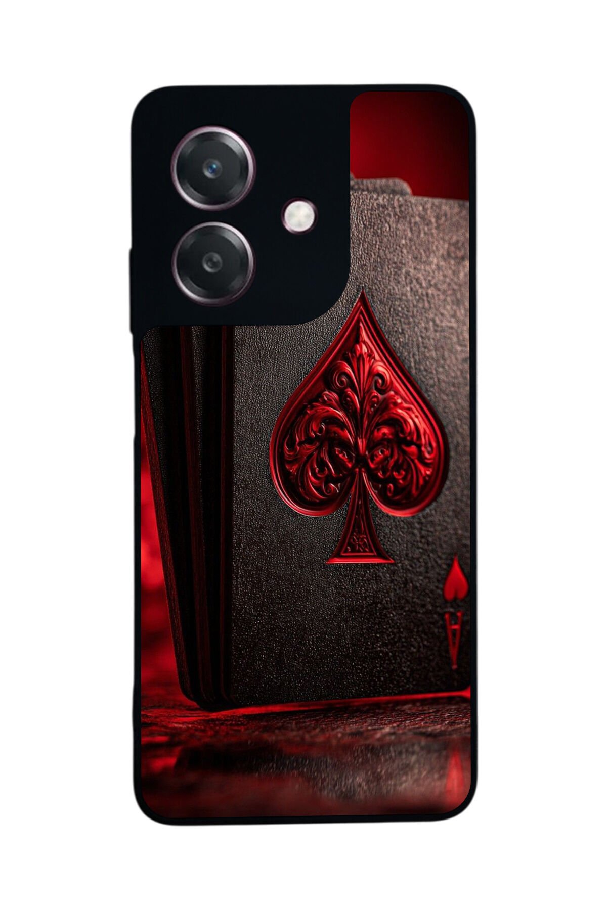 Oppo A3 5G Uyumlu Kart Tasarımlı Glossy Premium Kılıf