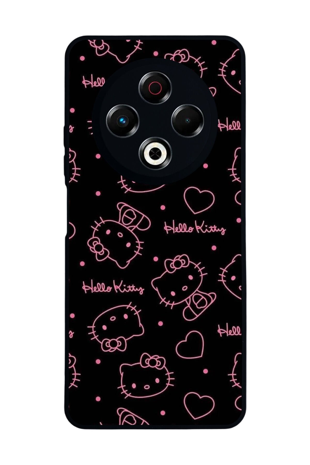 Tecno Spark 30 Uyumlu HelloKitty Tasarımlı Glossy Premium Kılıf