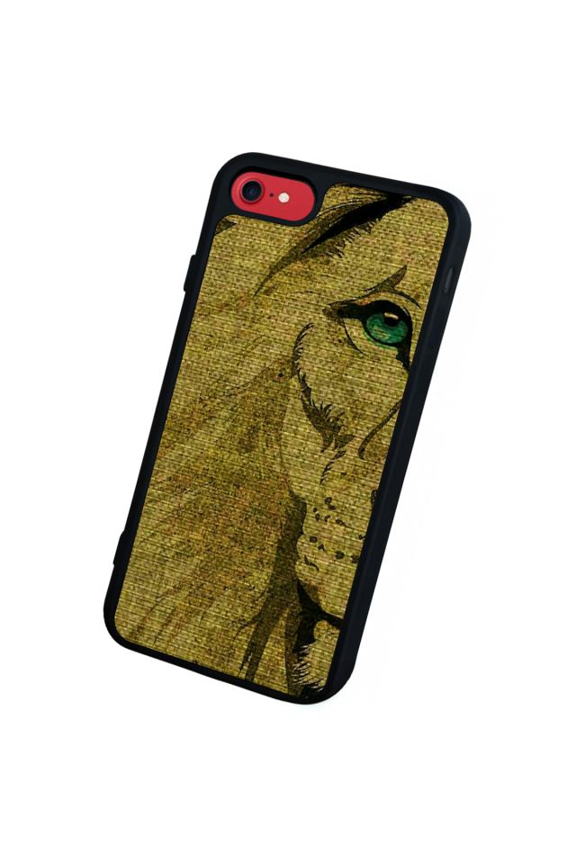 iPhone 7 Uyumlu Aslan Tasarımlı Glossy Premium Kılıf