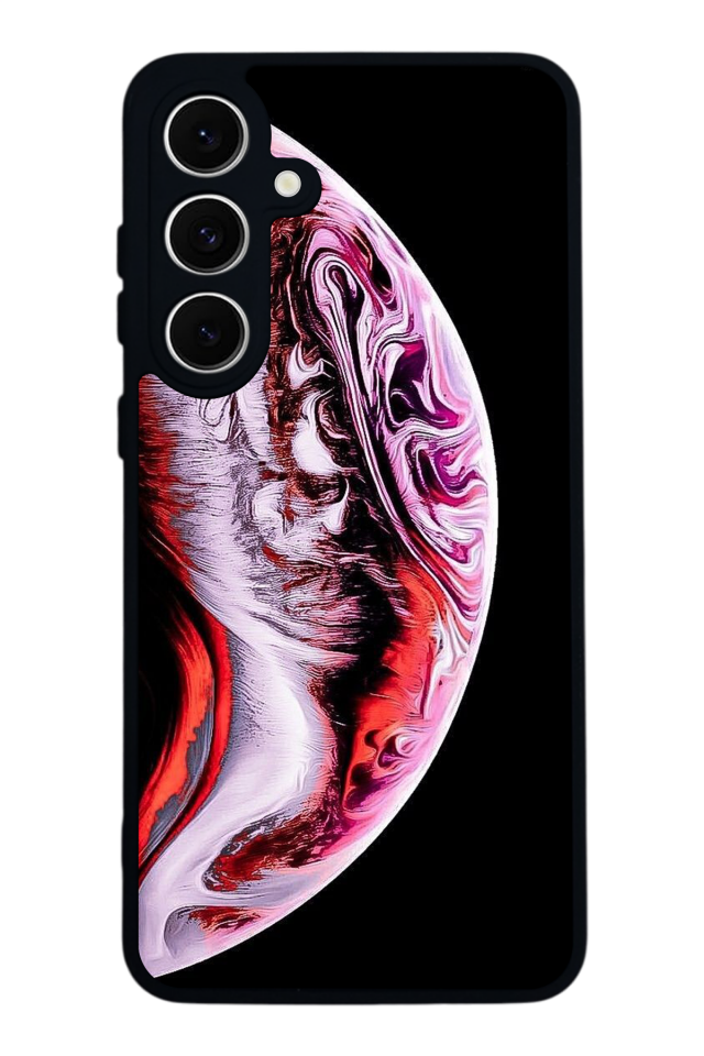 Samsung Galaxy A16 Uyumlu Ay Tasarımlı Glossy Premium Kılıf