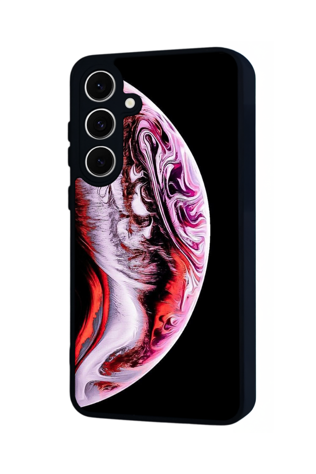 Samsung Galaxy A16 Uyumlu Ay Tasarımlı Glossy Premium Kılıf