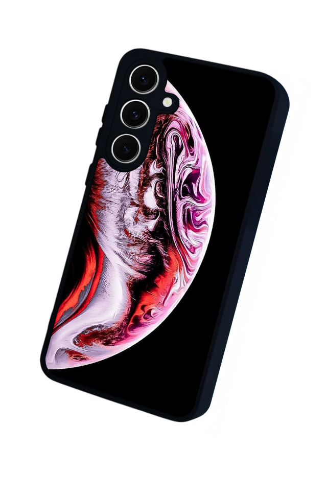 Samsung Galaxy A16 Uyumlu Ay Tasarımlı Glossy Premium Kılıf