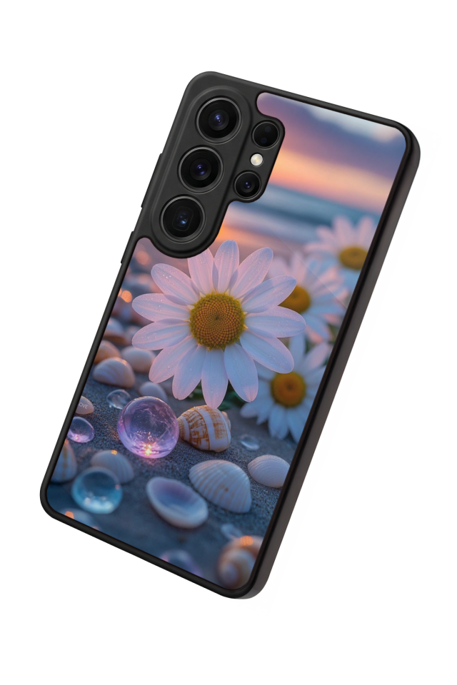 Samsung Galaxy S26 Ultra Uyumlu Cicek Tasarımlı Glossy Premium Kılıf