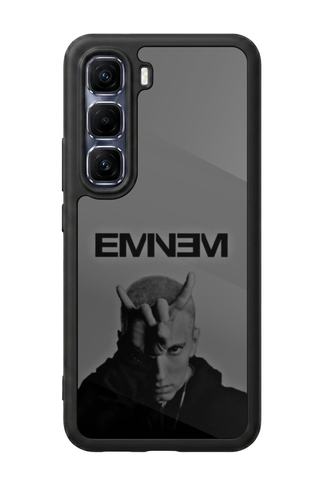 Infinix Hot 60 Pro Plus Uyumlu Eminem Tasarımlı Glossy Premium Kılıf