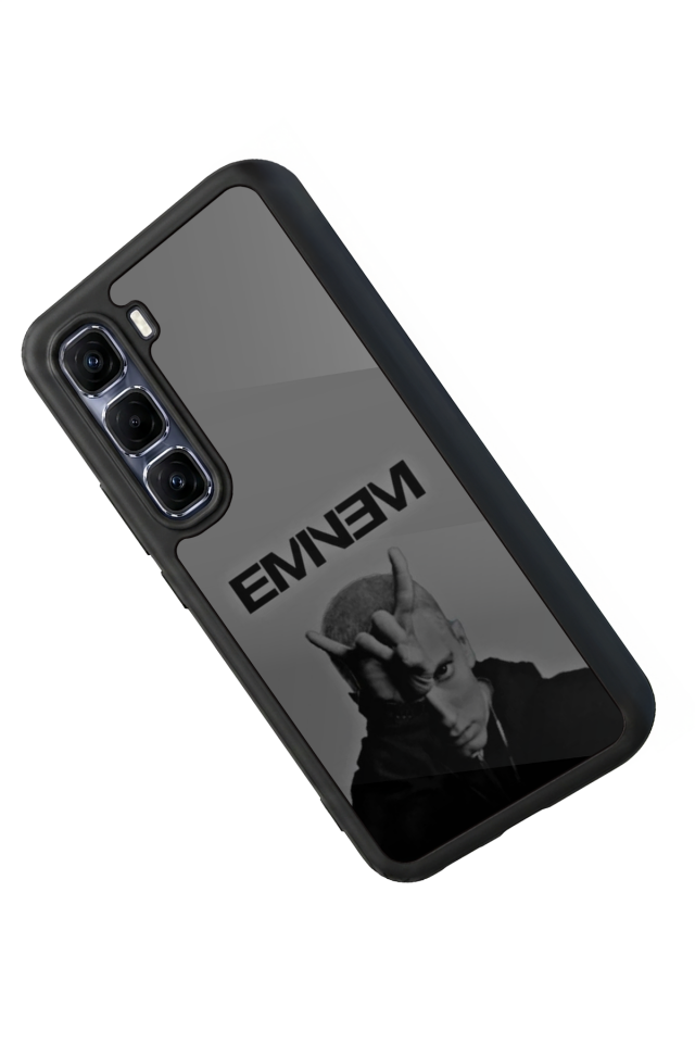 Infinix Hot 60 Pro Plus Uyumlu Eminem Tasarımlı Glossy Premium Kılıf