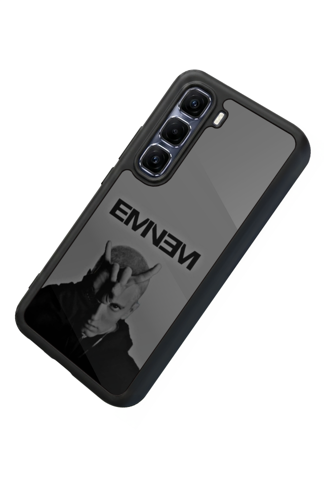 Infinix Hot 60 Pro Plus Uyumlu Eminem Tasarımlı Glossy Premium Kılıf