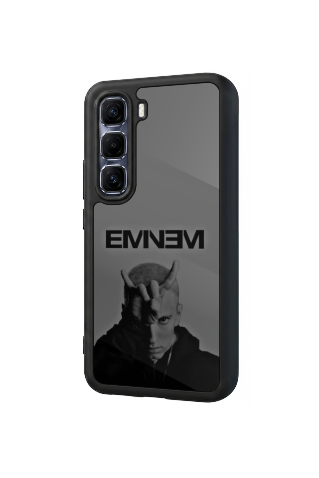 Infinix Hot 60 Pro Plus Uyumlu Eminem Tasarımlı Glossy Premium Kılıf