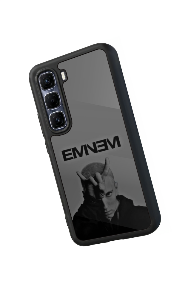 Infinix Hot 60 Pro Plus Uyumlu Eminem Tasarımlı Glossy Premium Kılıf