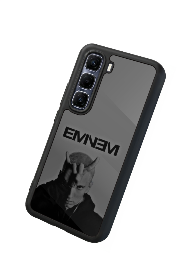 Infinix Hot 60 Pro Plus Uyumlu Eminem Tasarımlı Glossy Premium Kılıf