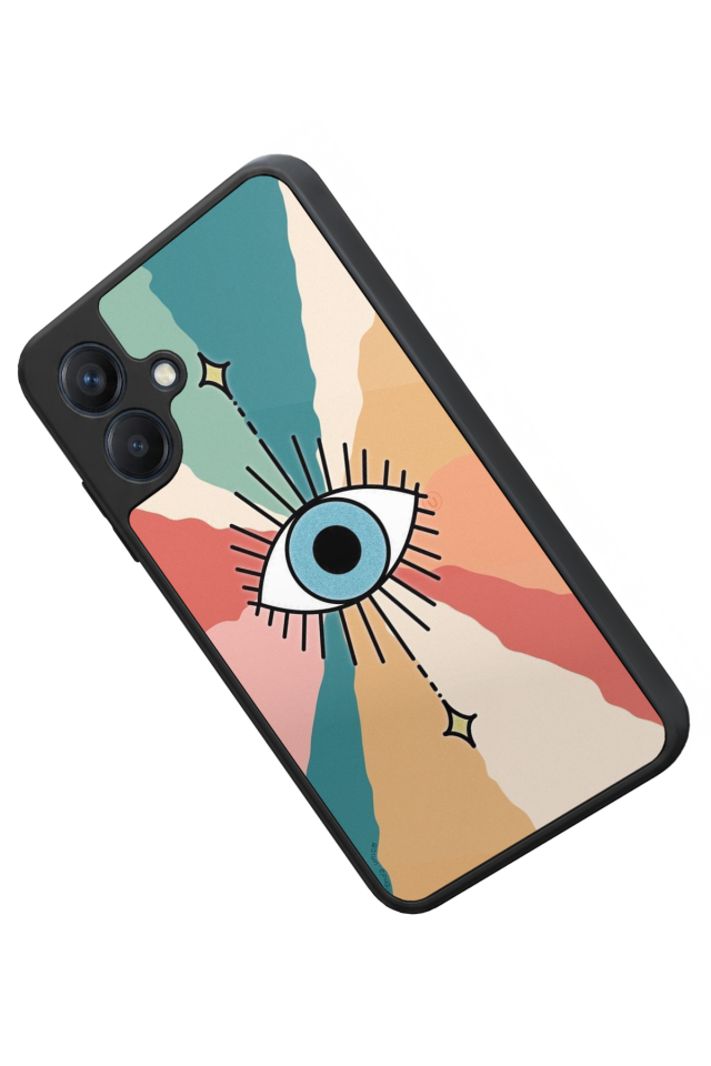 Samsung Galaxy A07 Uyumlu Göz Tasarımlı Glossy Premium Kılıf