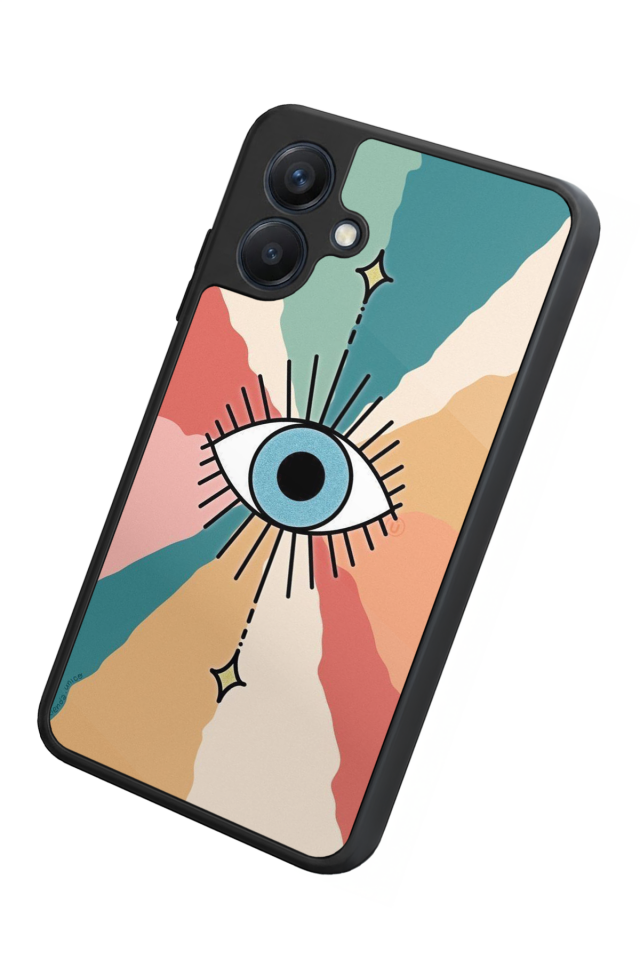 Samsung Galaxy A07 Uyumlu Göz Tasarımlı Glossy Premium Kılıf