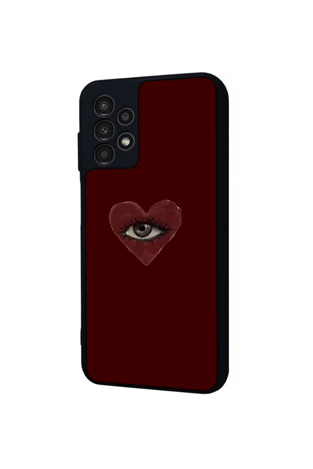 Samsung Galaxy A13 Uyumlu Kalp Love Tasarımlı Glossy Premium Kılıf