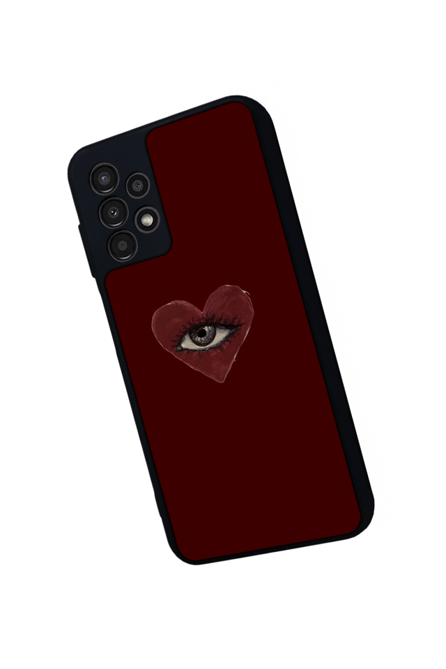 Samsung Galaxy A13 Uyumlu Kalp Love Tasarımlı Glossy Premium Kılıf