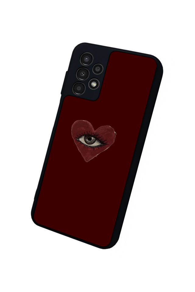 Samsung Galaxy A13 Uyumlu Kalp Love Tasarımlı Glossy Premium Kılıf