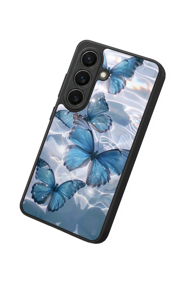 Samsung Galaxy S26 Uyumlu Kelebek Tasarımlı Glossy Premium Kılıf