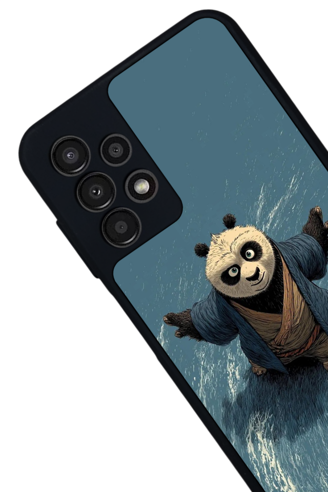 Samsung Galaxy A23 Uyumlu Kung Fu Panda Tasarımlı Glossy Premium Kılıf
