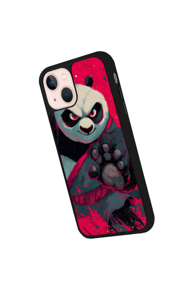 iPhone 14 Plus Uyumlu Kung Fu Panda Tasarımlı Glossy Premium Kılıf