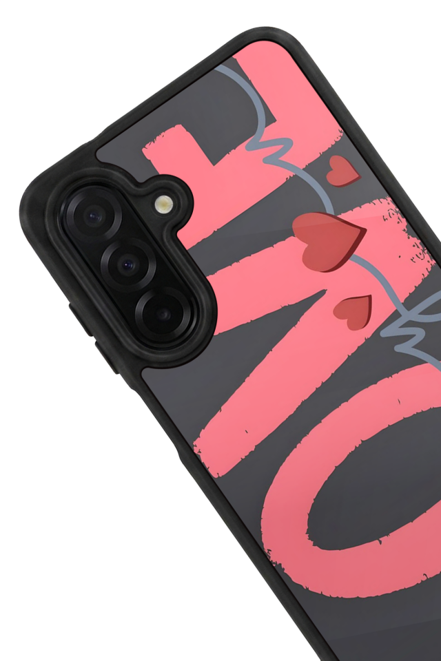 Samsung Galaxy A56 Uyumlu Love Tasarımlı Glossy Premium Kılıf